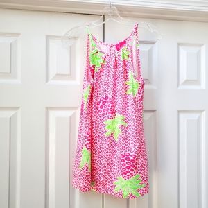 Britt Pink Pineapple Tank Top SMALL